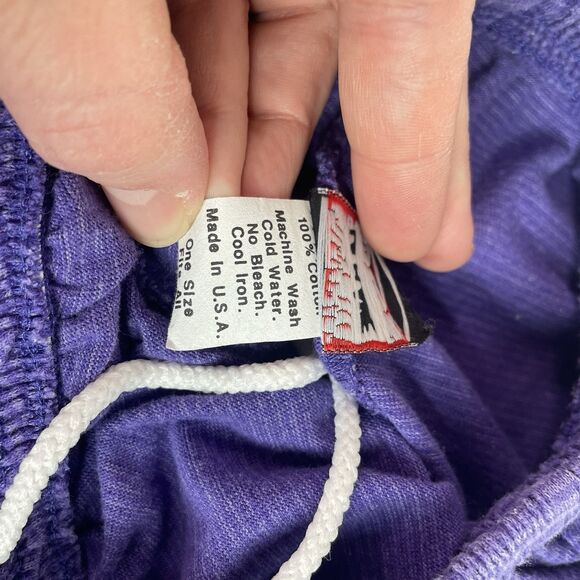 Vintage Fort Lauderdale Athletic Shorts, Women’s Large (OSFA) Purple Drawstring - Picture 4 of 6
